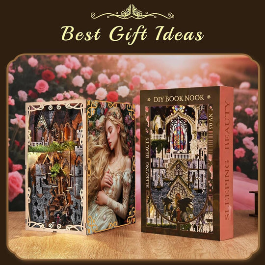 Ugeargeek DIY Book Nook Kit - Sleeping Beauty