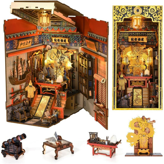 Ugeargeek DIY Book Nook Kit - The Emperor's Study