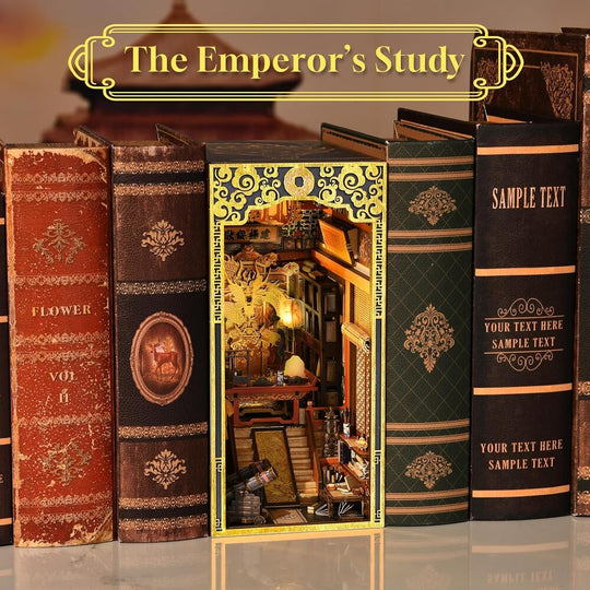 Ugeargeek DIY Book Nook Kit - The Emperor's Study