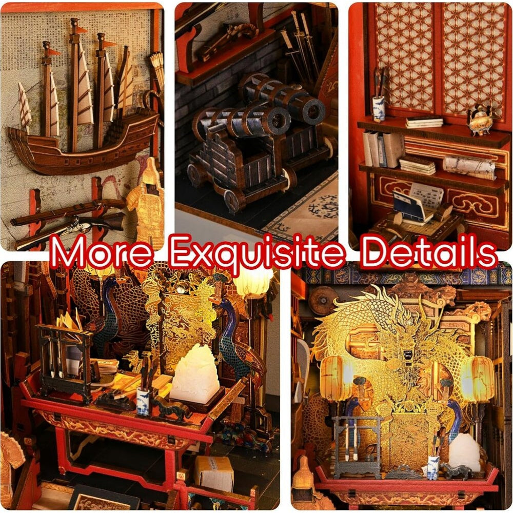 Ugeargeek DIY Book Nook Kit - The Emperor's Study