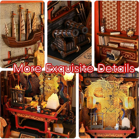 Ugeargeek DIY Book Nook Kit - The Emperor's Study