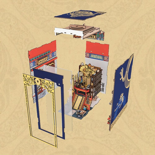 Ugeargeek DIY Book Nook Kit - The Emperor's Study