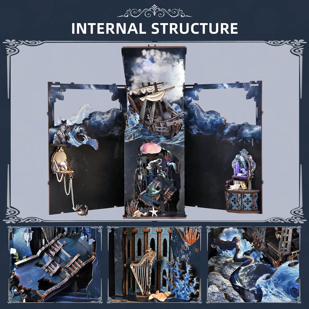 Ugeargeek DIY Book Nook Kit - The Song of Sirens