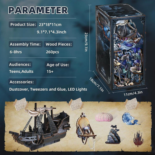 Ugeargeek DIY Book Nook Kit - The Song of Sirens