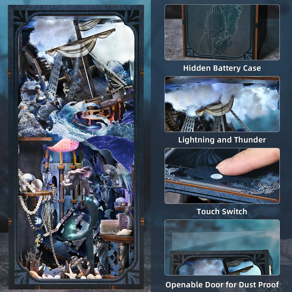 Ugeargeek DIY Book Nook Kit - The Song of Sirens