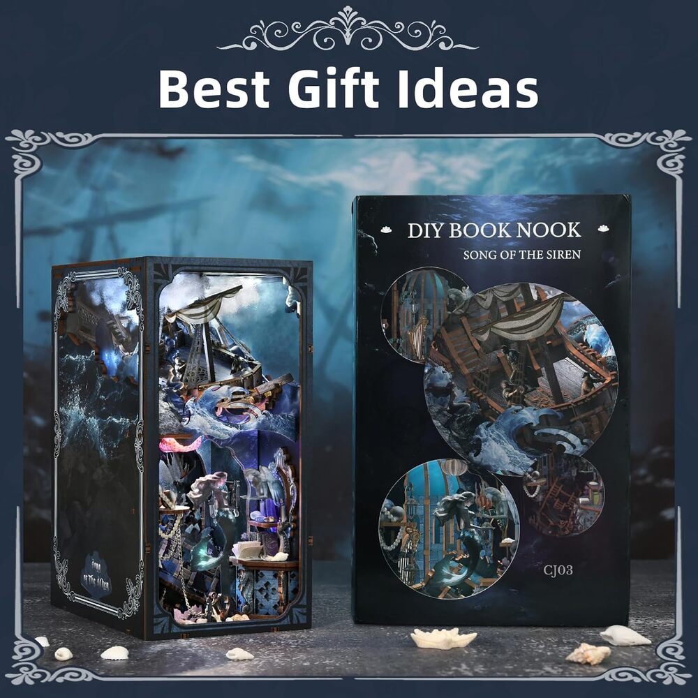 Ugeargeek DIY Book Nook Kit - The Song of Sirens