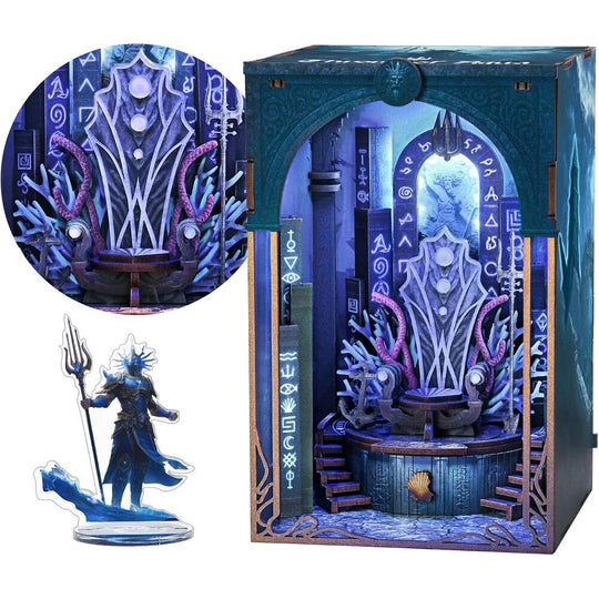 Ugeargeek DIY Book Nook Kit - Throne of Aqua
