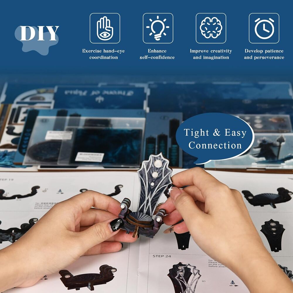 Ugeargeek DIY Book Nook Kit - Throne of Aqua