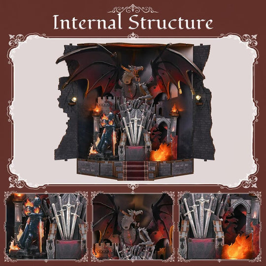 Ugeargeek DIY Book Nook Kit - Throne of Blade