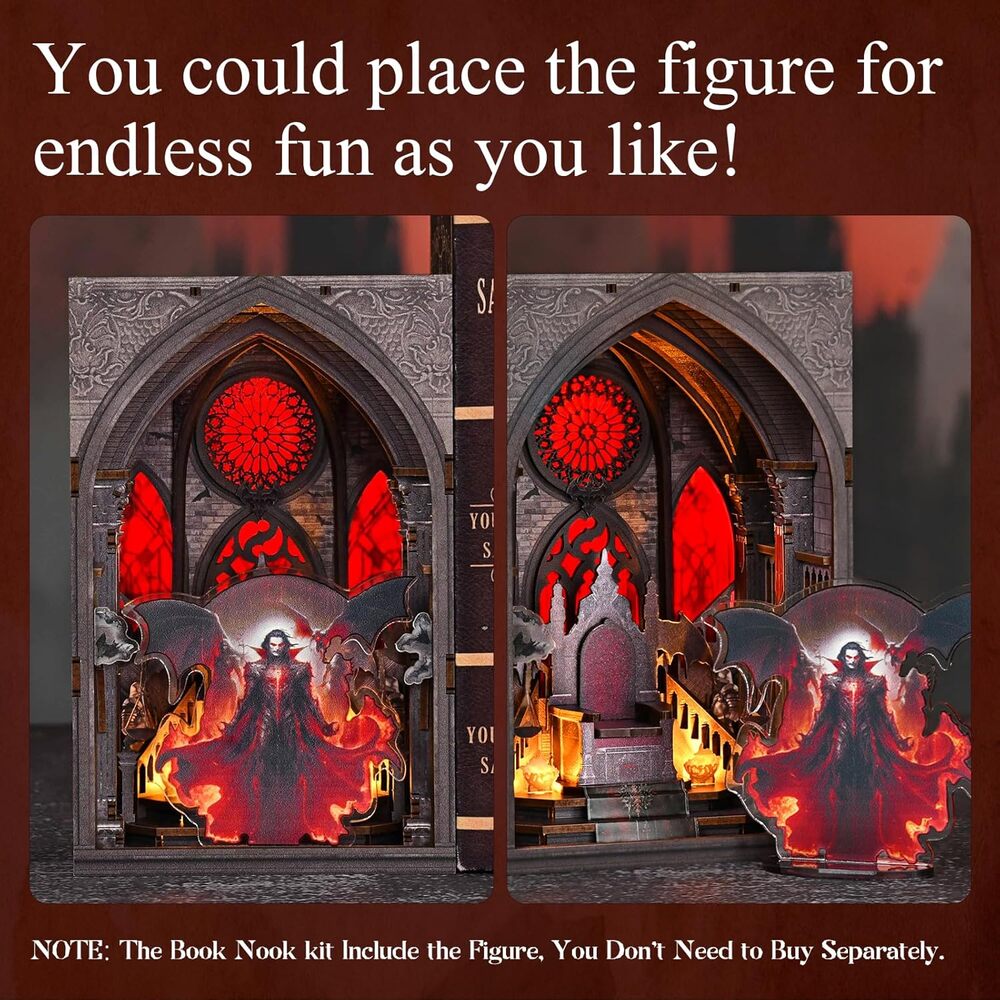 Ugeargeek DIY Book Nook Kit - Throne of Blood