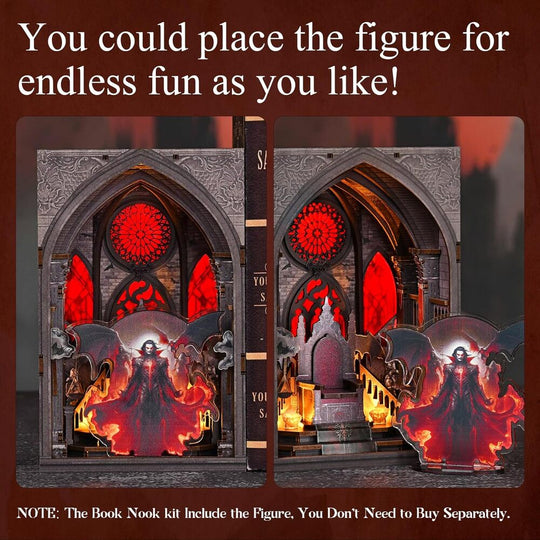 Ugeargeek DIY Book Nook Kit - Throne of Blood