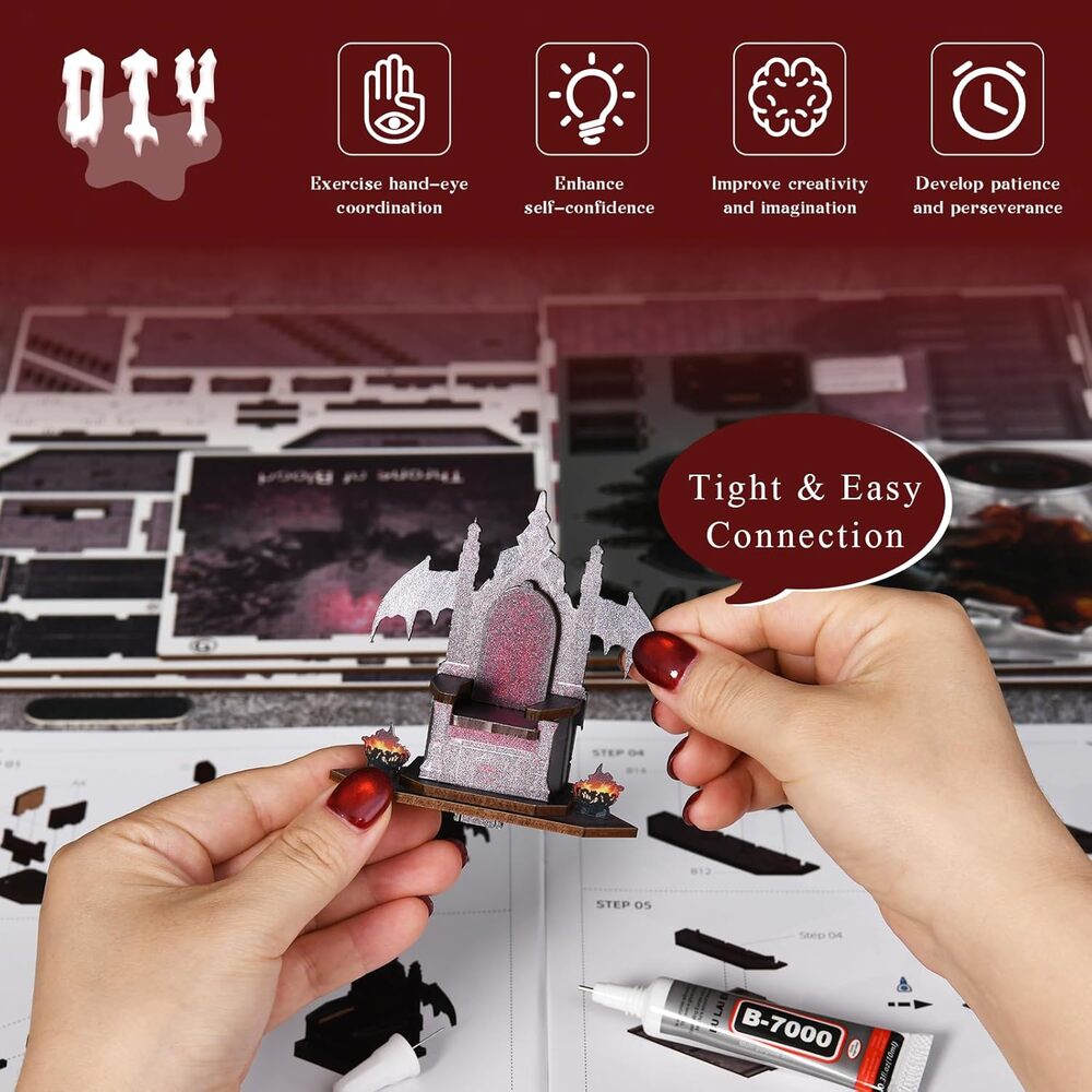 Ugeargeek DIY Book Nook Kit - Throne of Blood