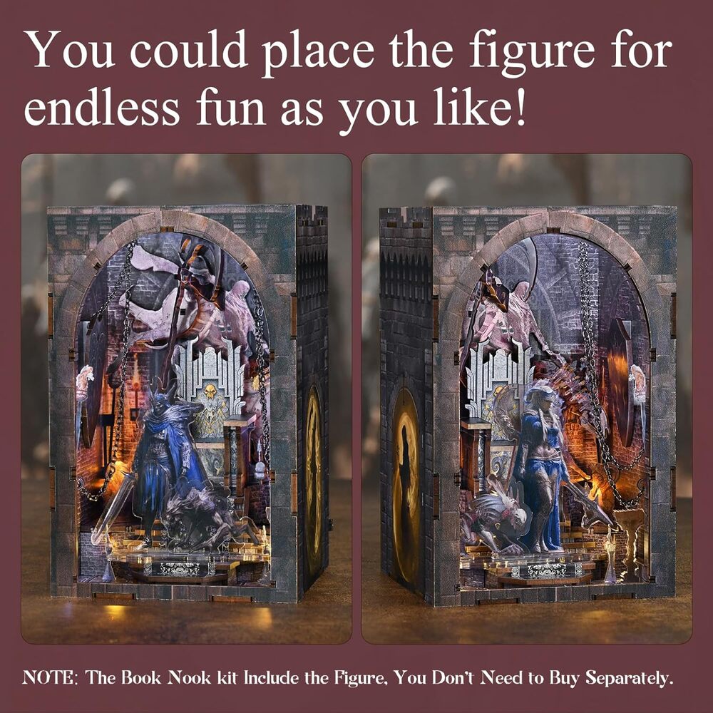 Ugeargeek DIY Book Nook Kit - Throne of Bones