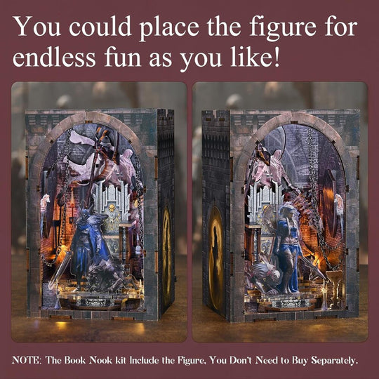 Ugeargeek DIY Book Nook Kit - Throne of Bones