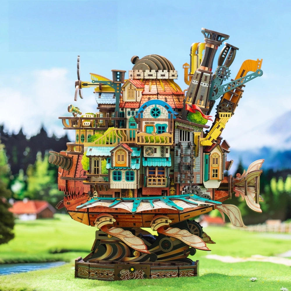 Ugeargeek Traveling Castle Miniature Assembly Model