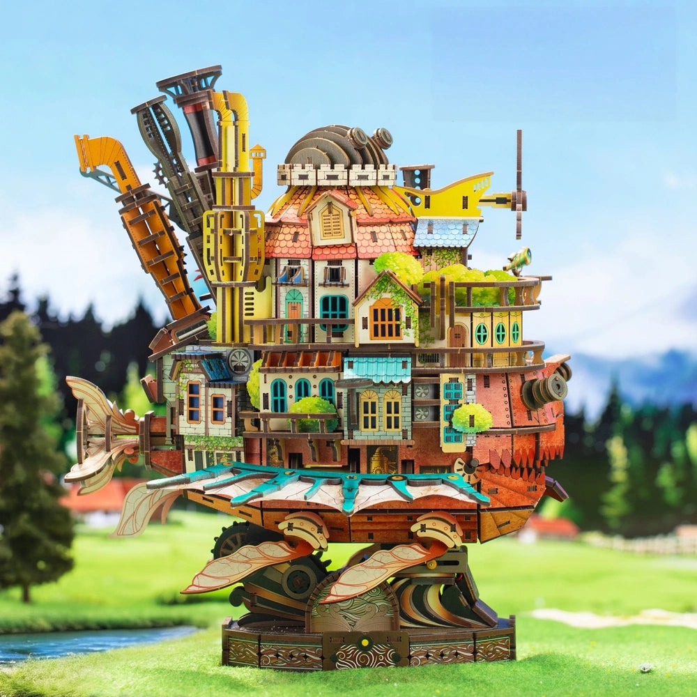 Ugeargeek Traveling Castle Miniature Assembly Model
