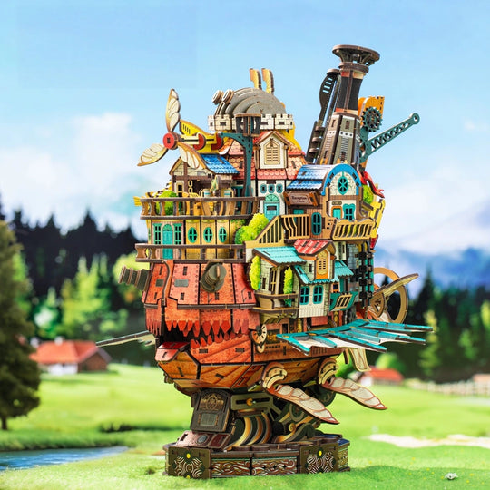 Ugeargeek Traveling Castle Miniature Assembly Model