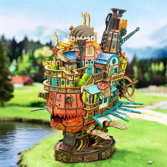 Ugeargeek Traveling Castle Miniature Assembly Model