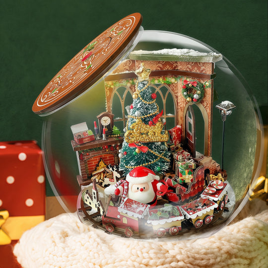 Ugeargeek Christmas Snow Globe Train Kit