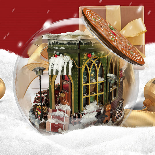 Ugeargeek Christmas Snow Globe Train Kit