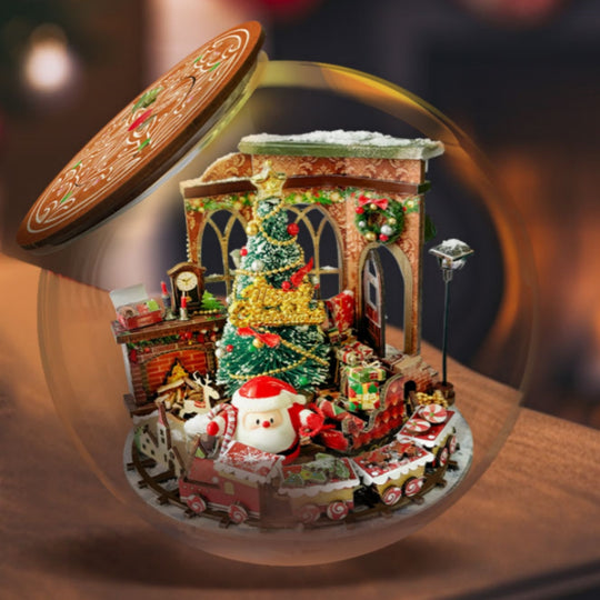 Ugeargeek Christmas Snow Globe Train Kit