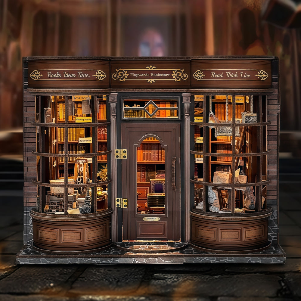 Ugeargeek Hogwards Vintage Street Book Nook