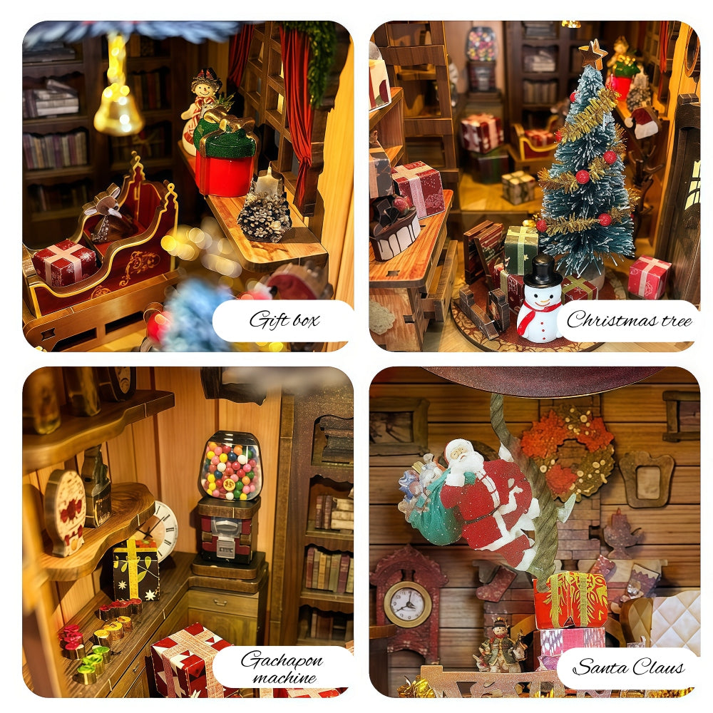 Ugeargeek Jingle Bell Christmas Book Nook