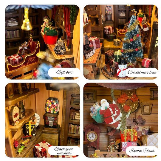 Ugeargeek Jingle Bell Christmas Book Nook