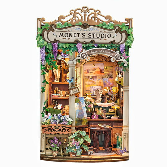 Ugeargeek Monet's Studio Impressionist Book Nook