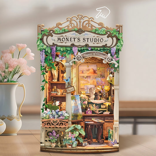 Ugeargeek Monet's Studio Impressionist Book Nook