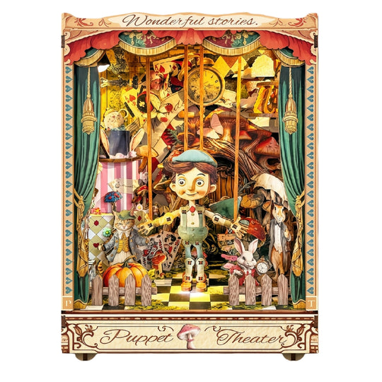 Ugeargeek Puppet Theater Whimsical Book Nook