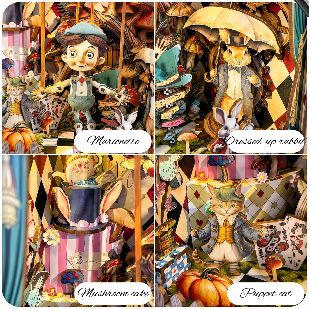 Ugeargeek Puppet Theater Whimsical Book Nook