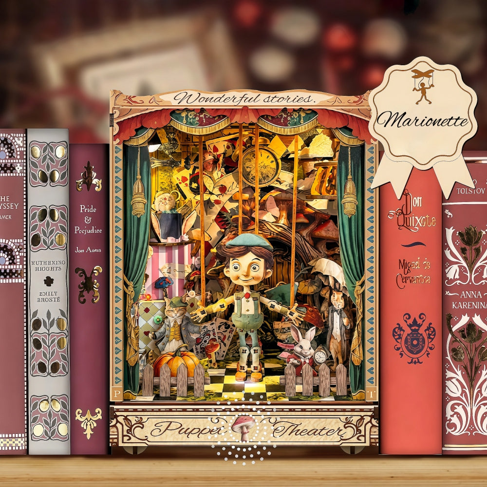 Ugeargeek Puppet Theater Whimsical Book Nook