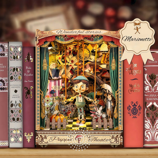 Ugeargeek Puppet Theater Whimsical Book Nook