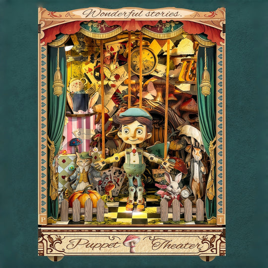 Ugeargeek Puppet Theater Whimsical Book Nook