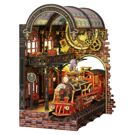 Ugeargeek Steampunk Train Station Book Nook