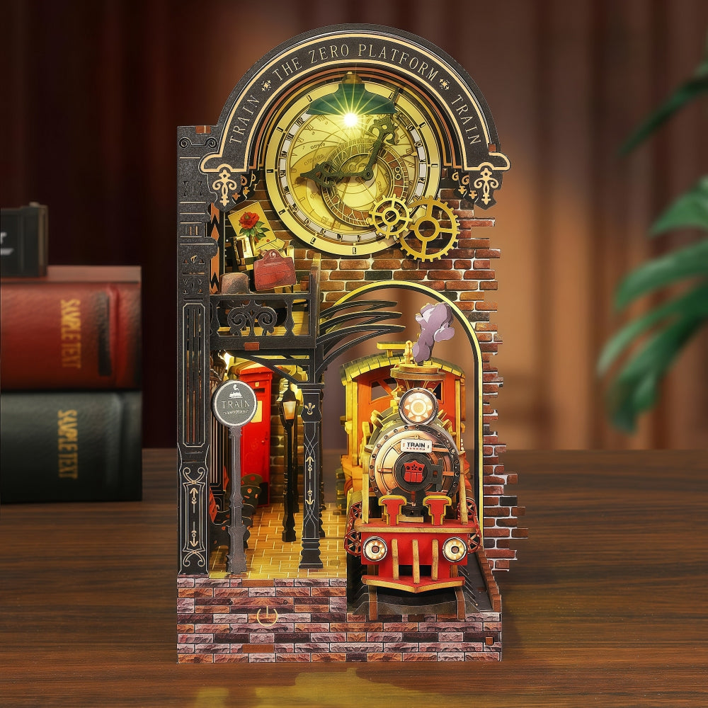 Ugeargeek Steampunk Train Station Book Nook