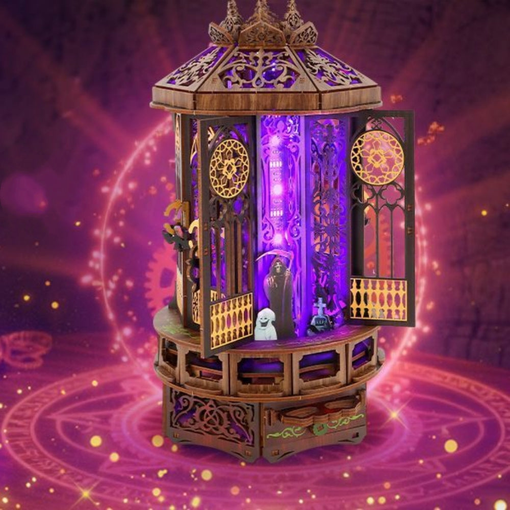 Ugeargeek Gothic Mystery Lantern 3D Wooden Puzzle