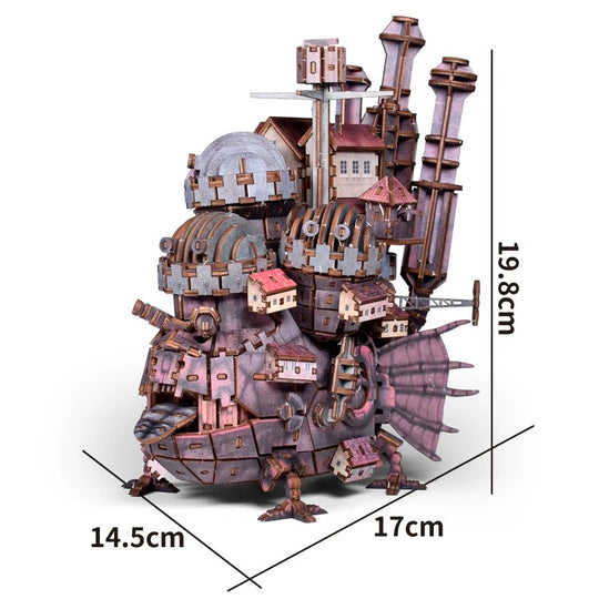 Ugeargeek Hal's Moving Castle 3D Wooden Puzzle