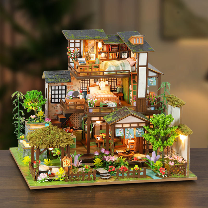 Ugeargeek Bamboo Spring Forest Miniature House
