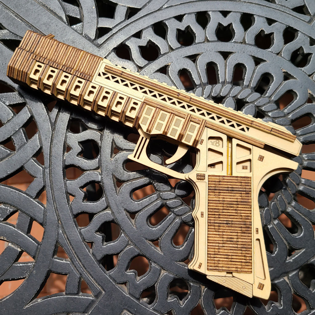 Desert Eagle Pistol 3D Wooden Puzzle