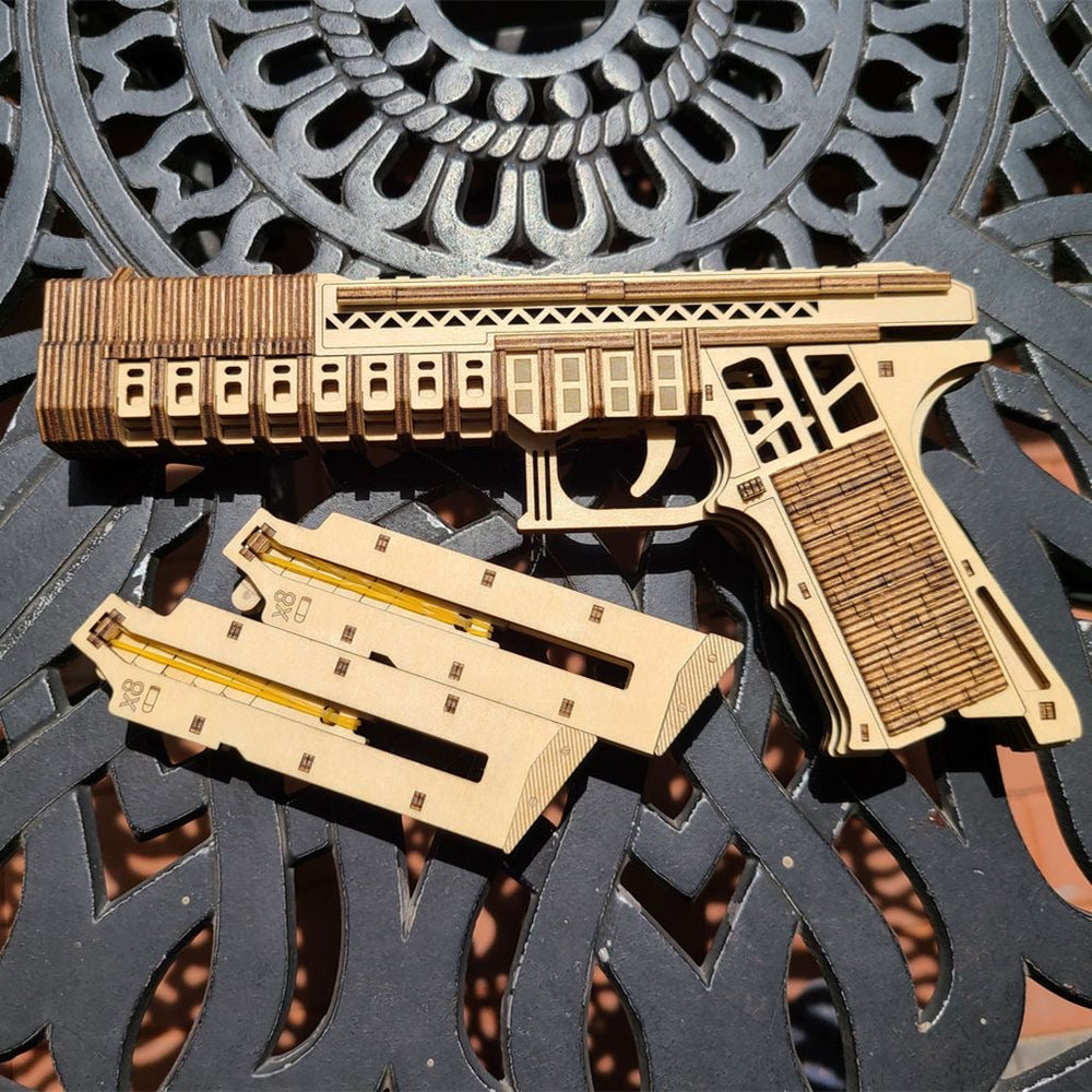 Desert Eagle Pistol 3D Wooden Puzzle