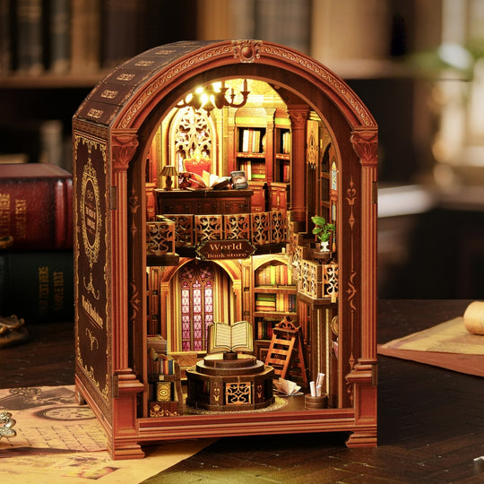 Ugeargeek World Bookstore DIY Book Nook