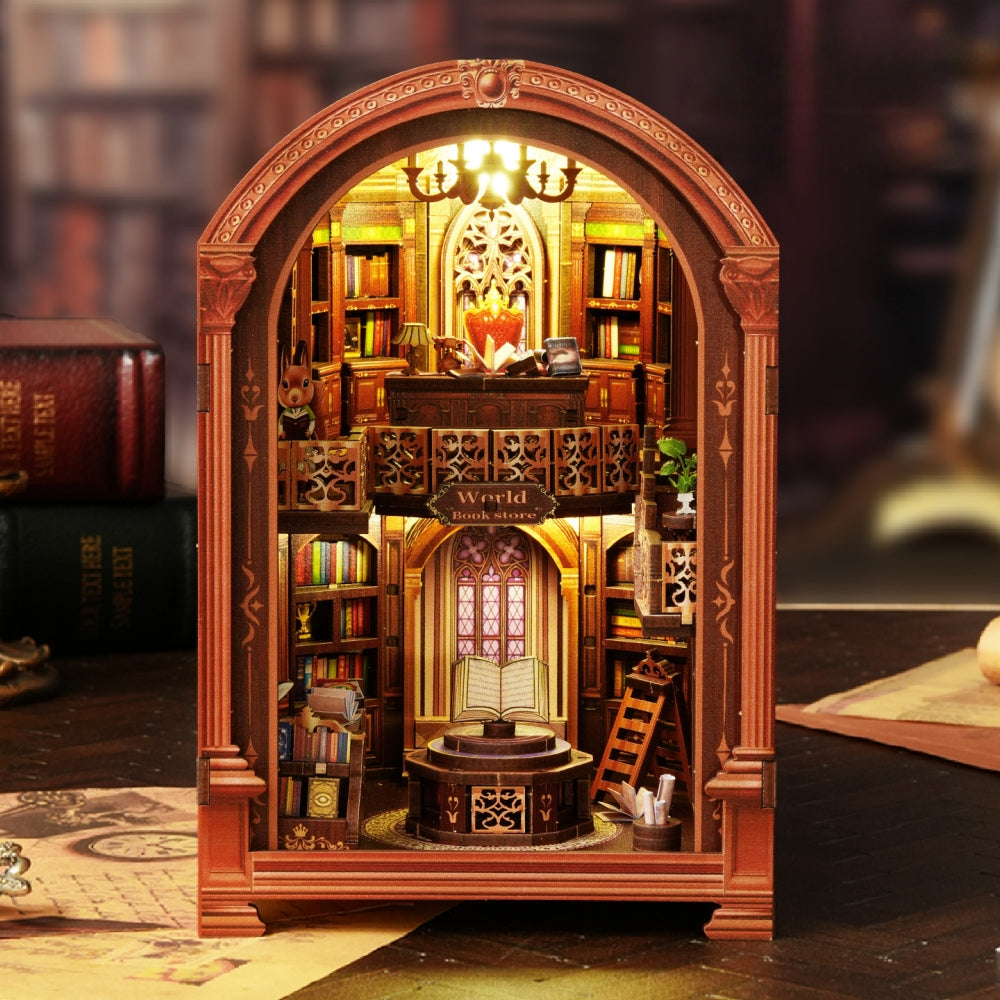 Ugeargeek World Bookstore DIY Book Nook