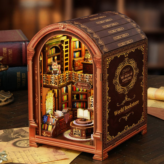 Ugeargeek World Bookstore DIY Book Nook