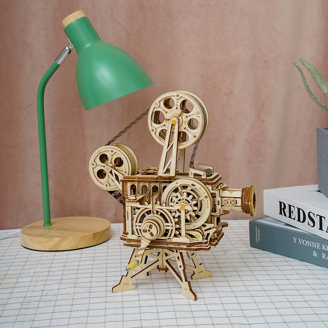 Vitascope Movie Projector 3D Wooden Puzzle LK601 Rokr