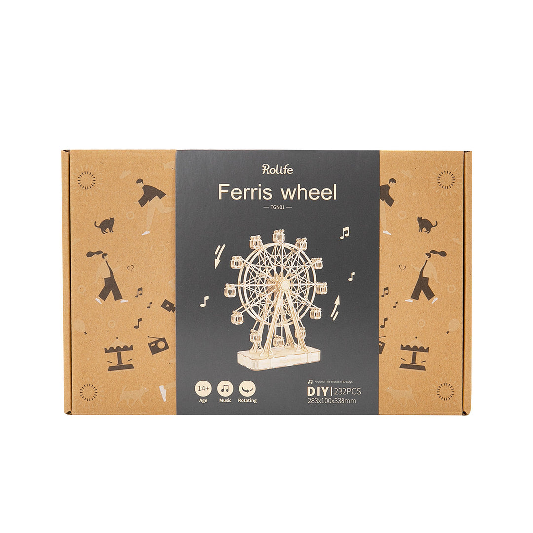 Ferris Wheel 3D Wooden Puzzle Music Box TGN01 Rolife