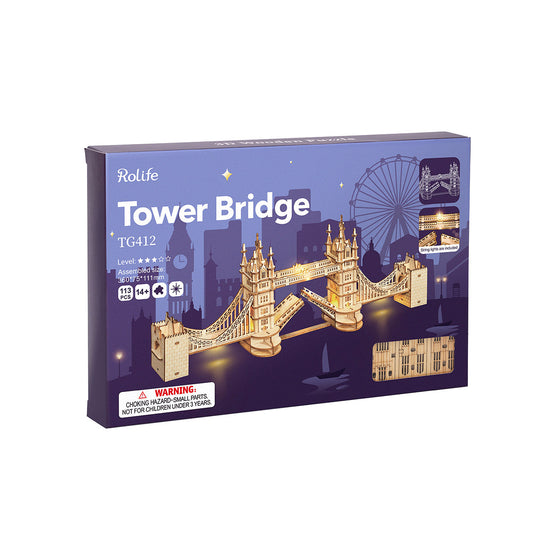 Tower Bridge with Lights 3D Wooden Puzzle TG412 Rolife