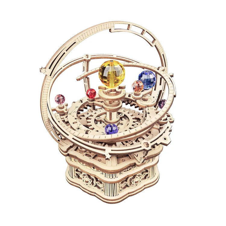 Starry Night Orrery Mechanical Music Box AMK51 Rokr