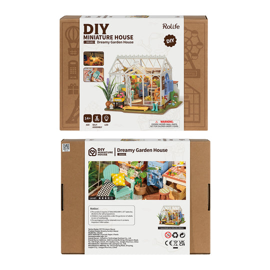 Dreamy Garden House DIY Miniature House Kit DG163 Rolife